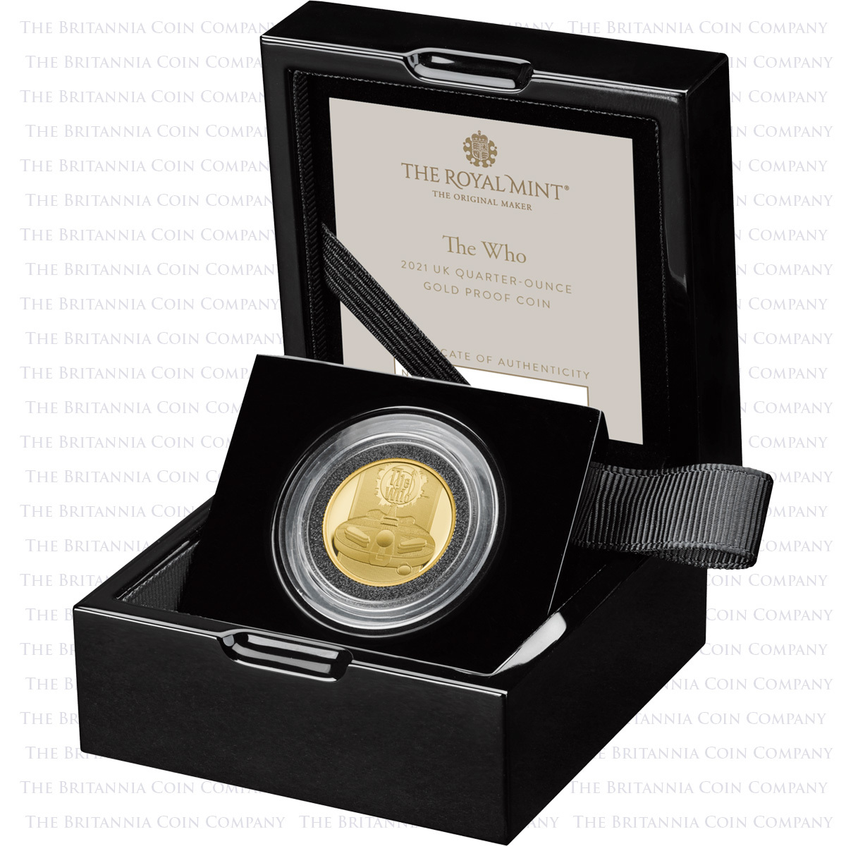 The Who : Royal Mint Music Legends Quarter Ounce Gold Proof