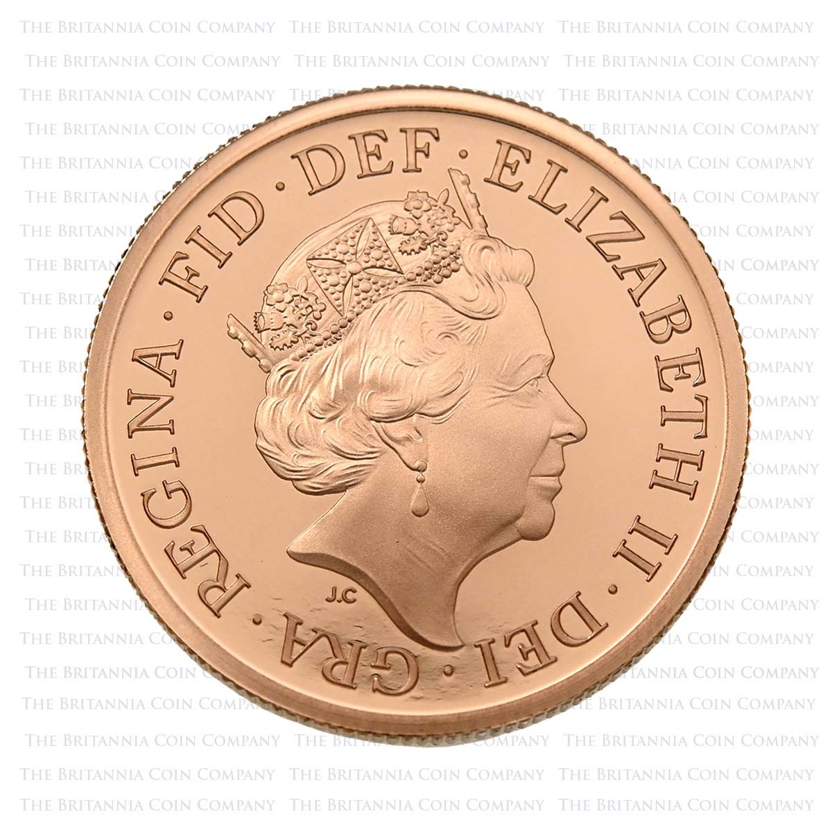 2021 Rose Gold Proof Sixpence Wedding Present Obverse