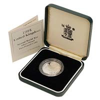 1995 End of the Second World War £2 Silver Proof Boxed Thumbnail