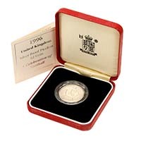 1996 Celebration of Football £2 Piedfort Silver Proof Boxed Thumbnail