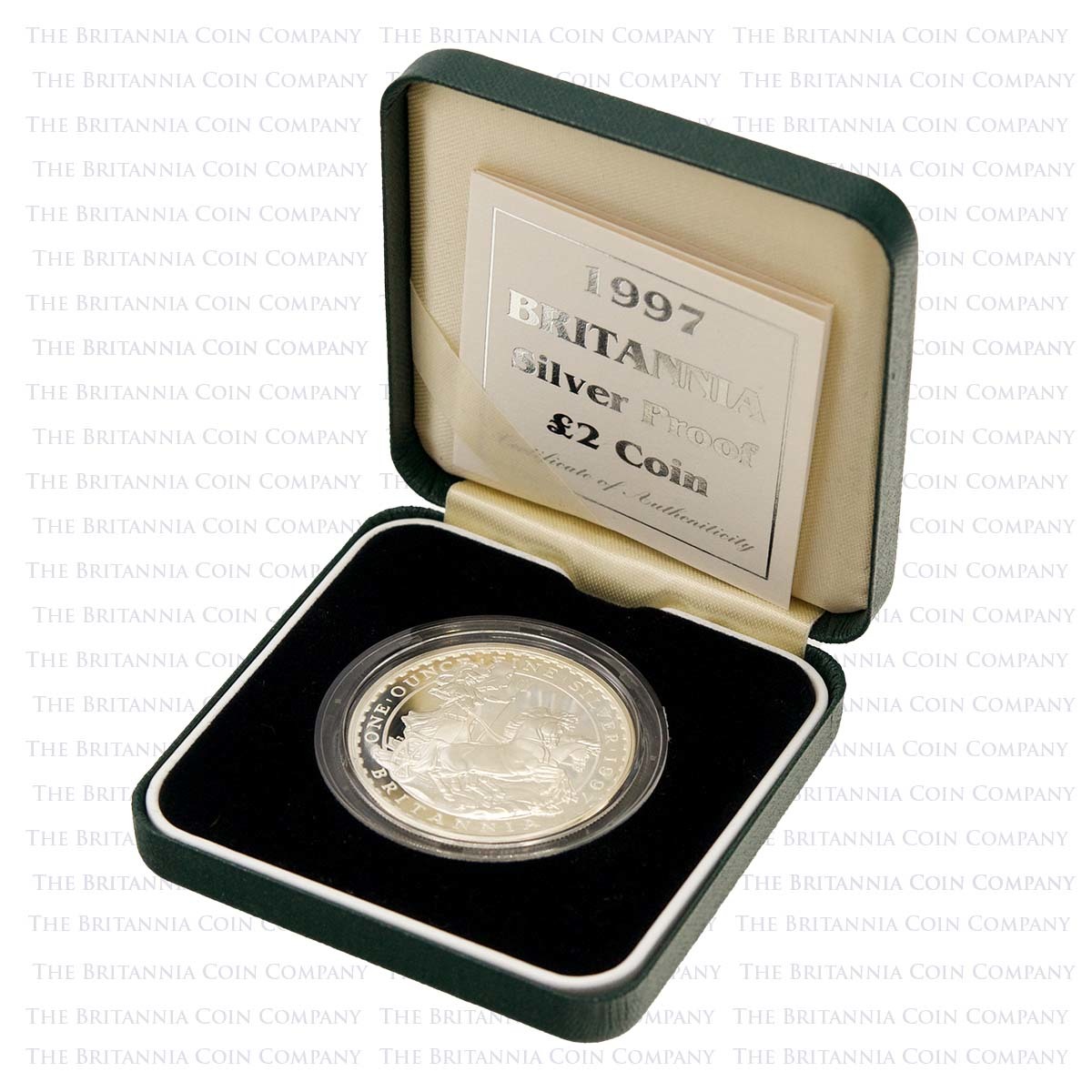 1997 Britannia £2 First Year Silver Proof Boxed