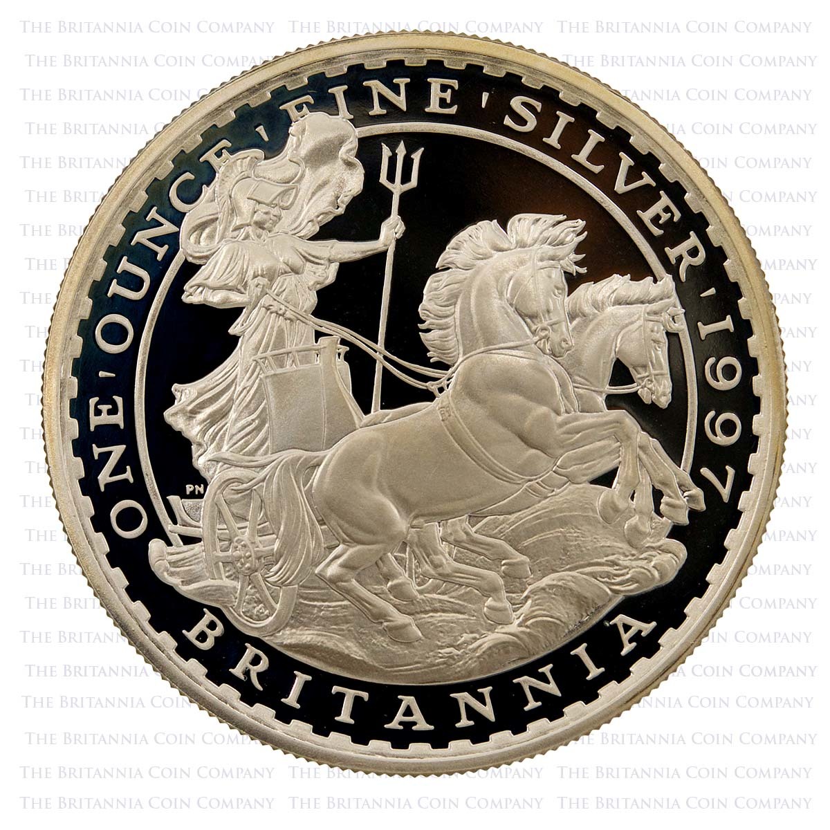 1997 Britannia £2 First Year Silver Proof Reverse