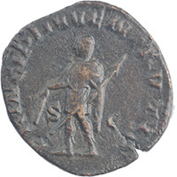 AD 251 Herennius Etruscus AE Sestertius
