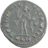 AD 307-337 Constantine I (The Great) AE Follis London mint Reverse