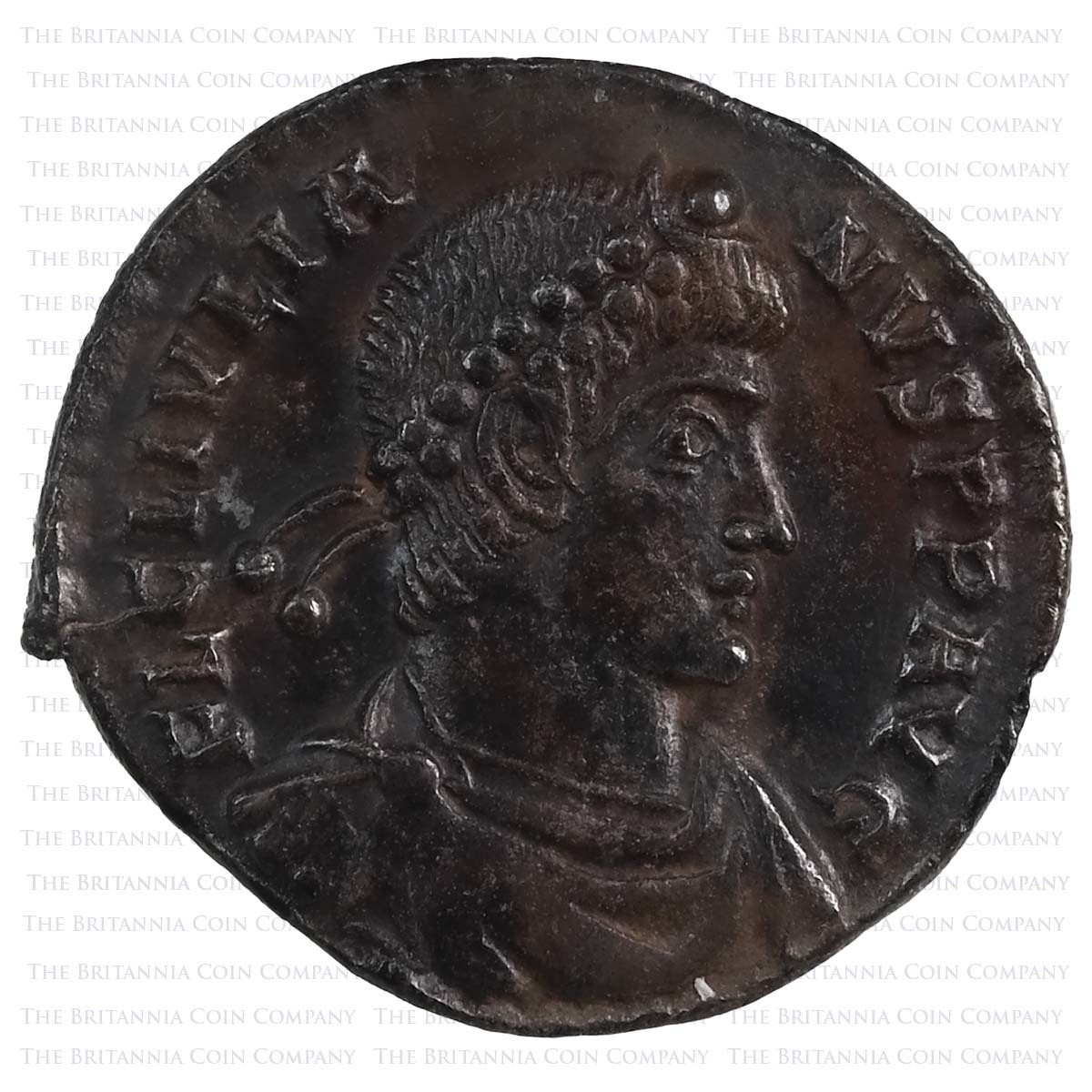 360-363 Julian II Siliqua Lugdunum Obverse