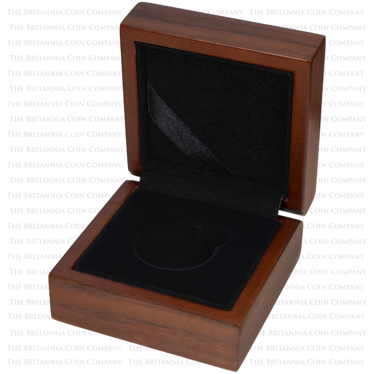 2008-2013 Empty Royal Mint Walnut Wooden Gold Proof Full Sovereign Coin Clamshell Case