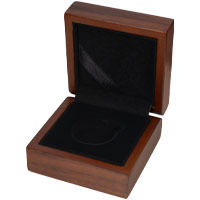 2008-2013 Empty Royal Mint Walnut Wooden Gold Proof Full Sovereign Coin Box Only Thumbnail