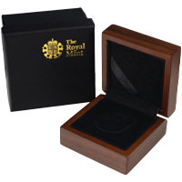 2008-2013 Empty Royal Mint Walnut Wooden Gold Proof Full Sovereign Coin Box And Case Only Thumbnail