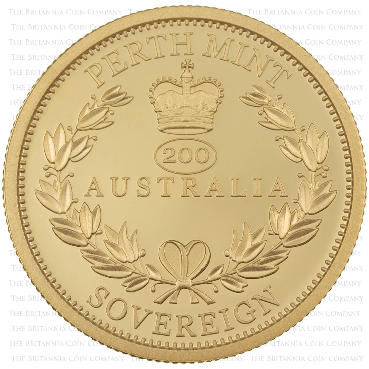 2019 Australian Sovereign Gold Proof Perth Mint Coin Reverse