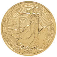 2020 Britannia Oriental Border Ounce Ounce Gold Bullion Coin Thumbnail
