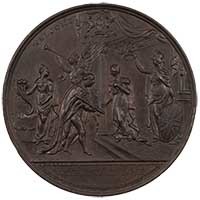 1837 Victoria Visit To The City Of London AE Copper Medal By Barber Thumbnail