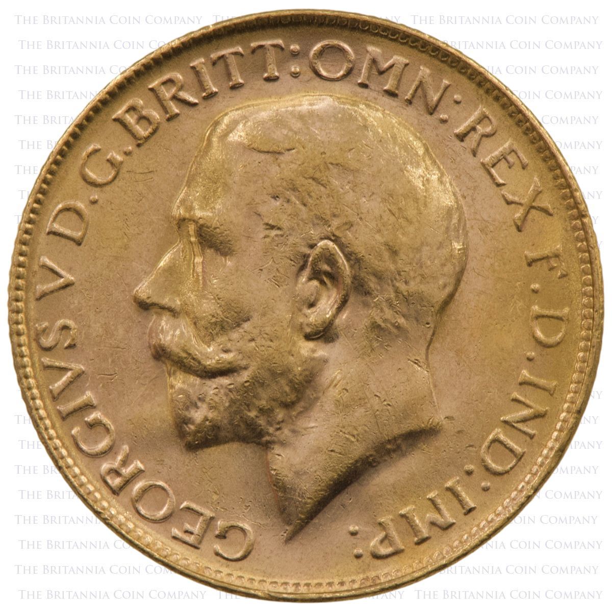 1926 George V Gold Sovereign Perth Mint PCGS Graded MS62 Obverse