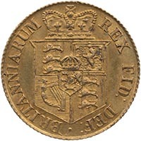 1817 Gold Half Sovereign George III Coin Thumbnail