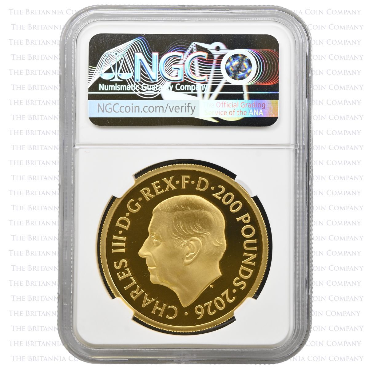 2026 William IV Crown Two Ounce Gold Proof Coin NGC PF 70 Ultra Cameo First Releases Obverse