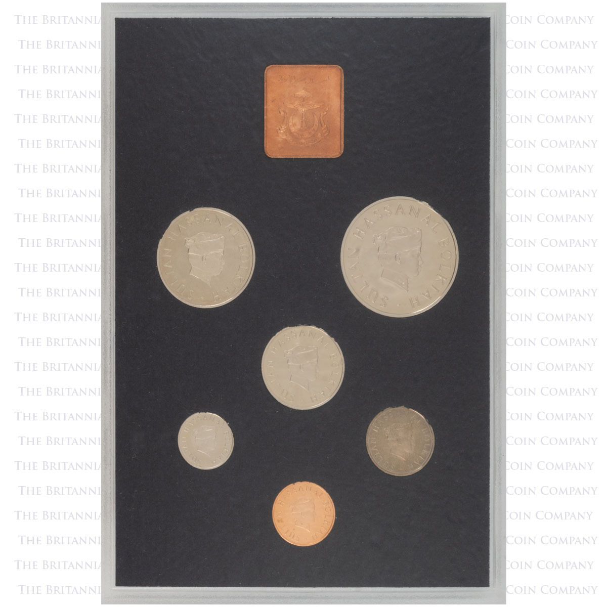 Definitive reverse of BN79PS 1979 Brunei Proof Annual Coin Set