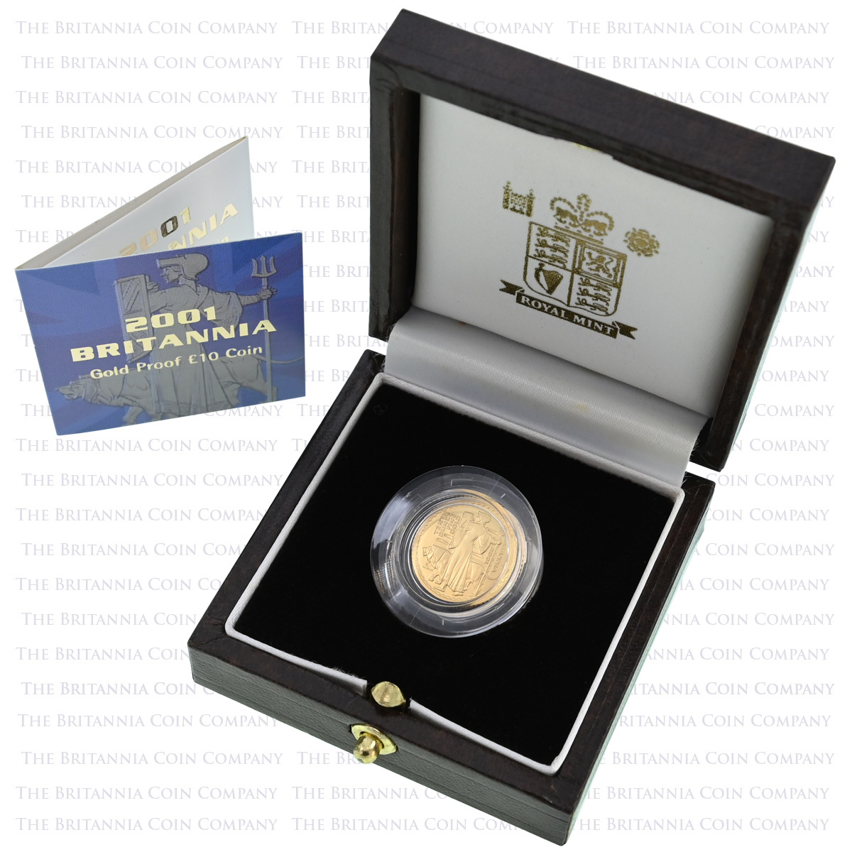 2001 Britannia Tenth Ounce Gold Proof Coin Boxed