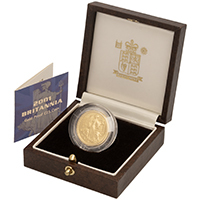 BR01GQ 2001 Britannia Quarter Ounce Gold Proof Coin Thumbnail