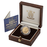 BR01GT 2001 Britannia Tenth Ounce Gold Proof Coin Thumbnail