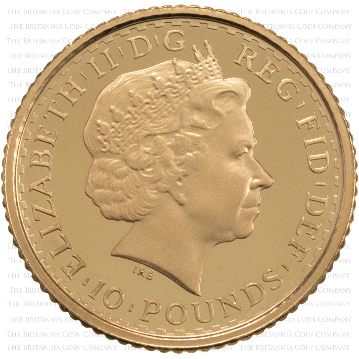 2003 Gold Proof Four Coin Britannia Set 1/10oz Obverse