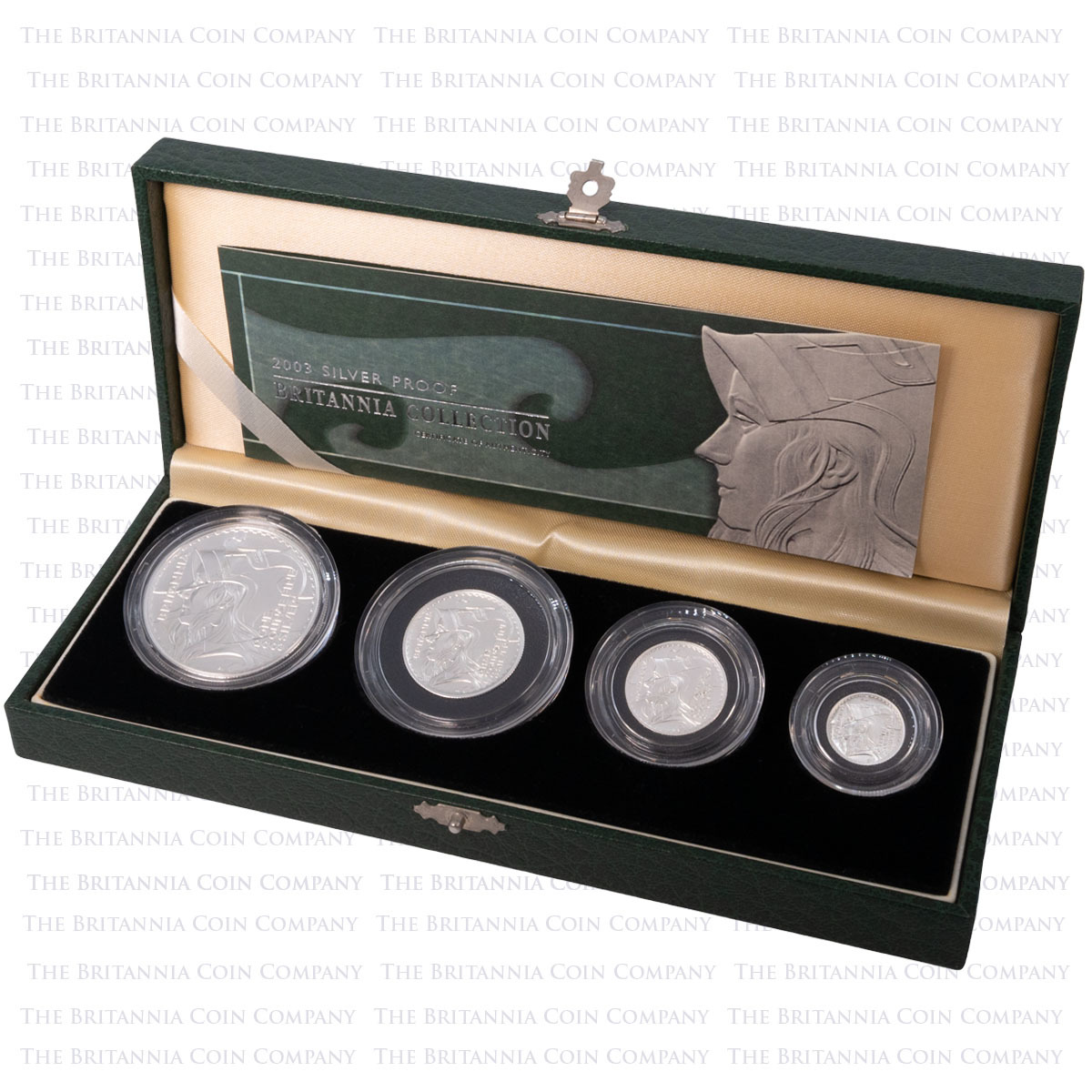 2003 Britannia Four Coin Silver Proof Set Boxed