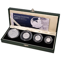 2005 Britannia Four Coin Silver Proof Set Thumbnail