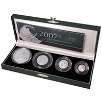 2007 Britannia Four Coin Silver Proof Set Thumbnail