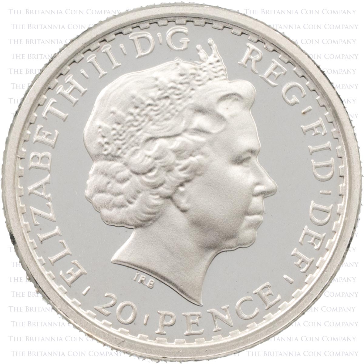 2009 Britannia Tenth Ounce Silver Proof Coin Obverse