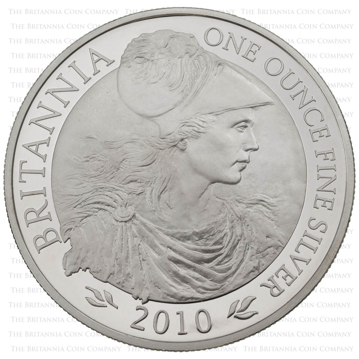 BR10SO 2010 Britannia One Ounce Silver Proof Coin Reverse