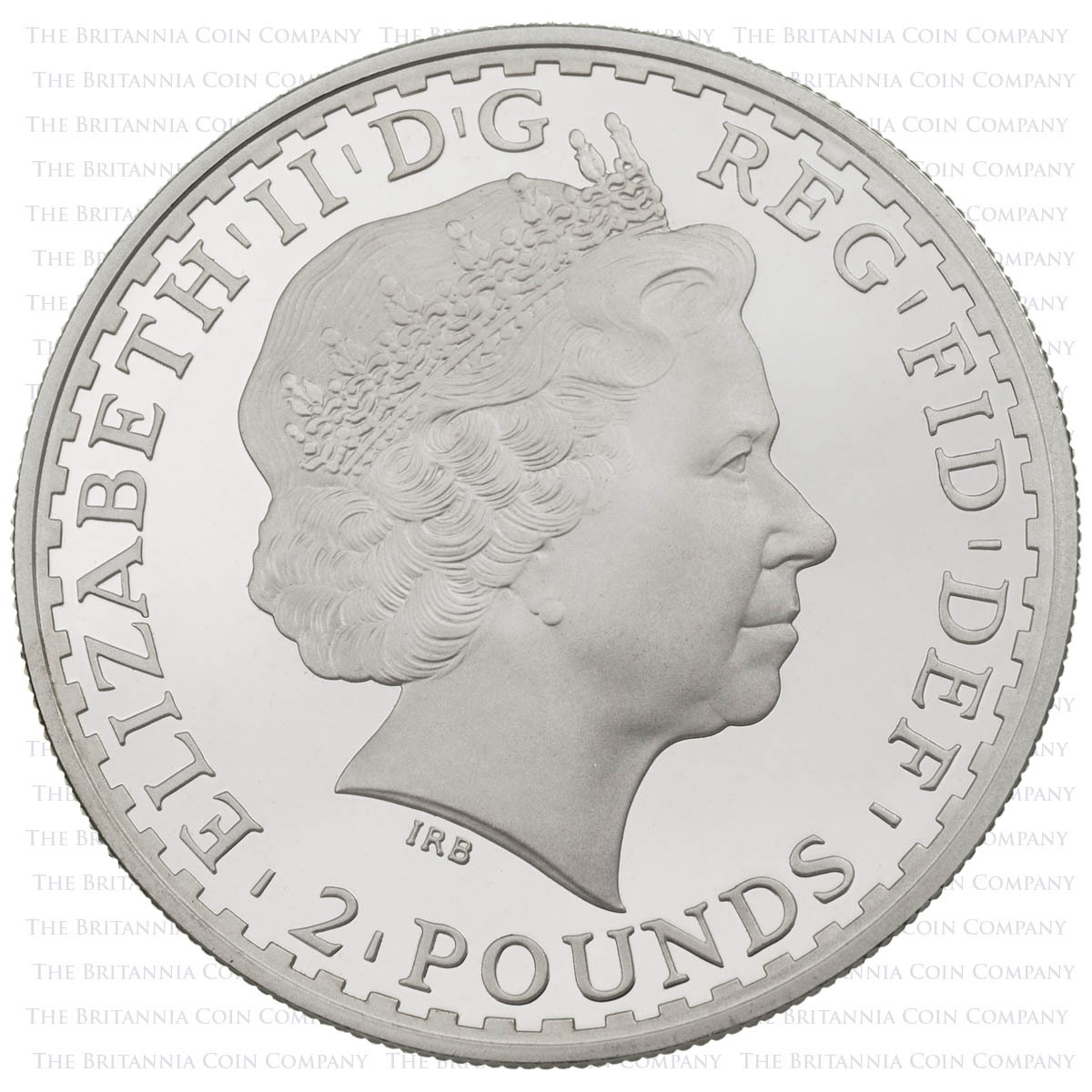 BR10SO 2010 Britannia One Ounce Silver Proof Coin Obverse