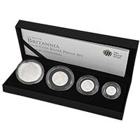 2010 Britannia Four Coin Silver Proof Set Thumbnail