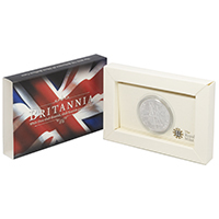 BR11AGN 2011 Britannia One Ounce Silver Bullion Carded Coin Thumbnail