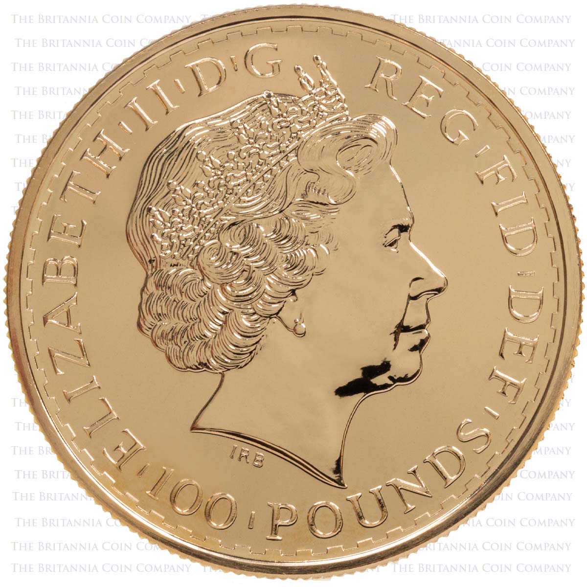 2012 Britannia One Ounce Gold Bullion Coin Obverse