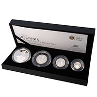2012 Britannia Four Coin Silver Proof Set Thumbnail