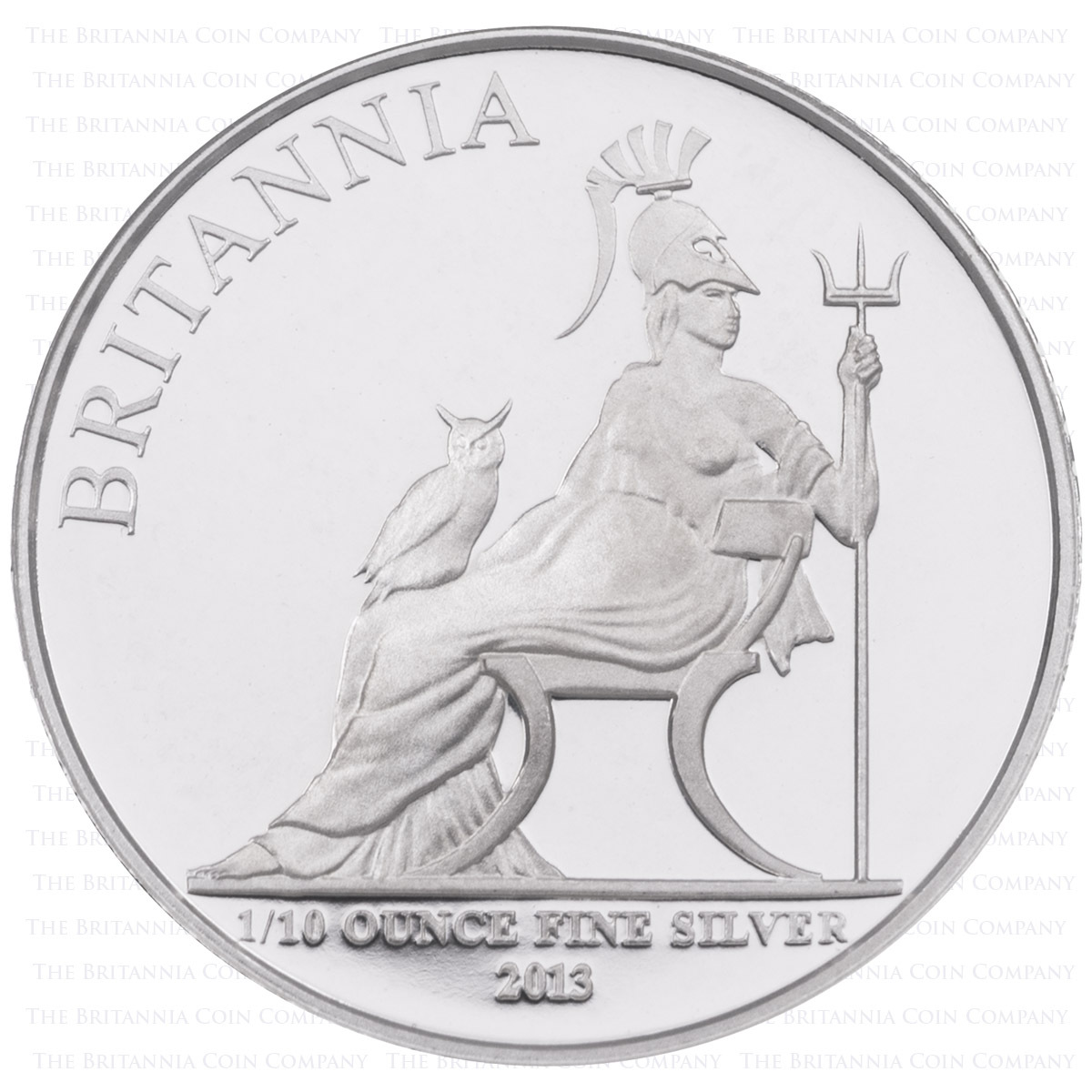 BR132S2 2013 Britannia Fractional Silver Proof Two Coin Set 1/10oz