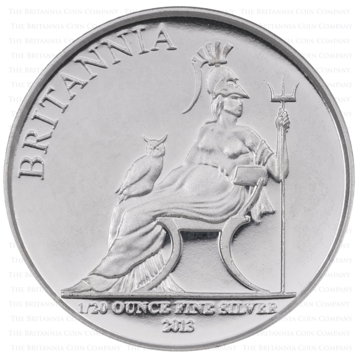 BR132S2 2013 Britannia Fractional Silver Proof Two Coin Set 1/20oz