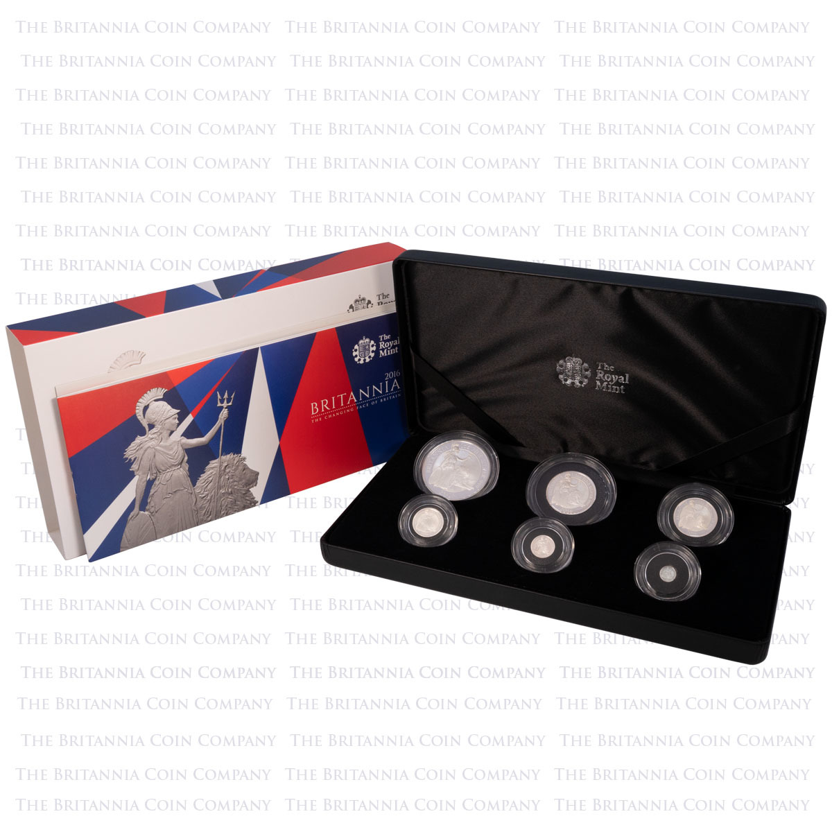 2016 Britannia Six Coin Silver Proof Set Boxed