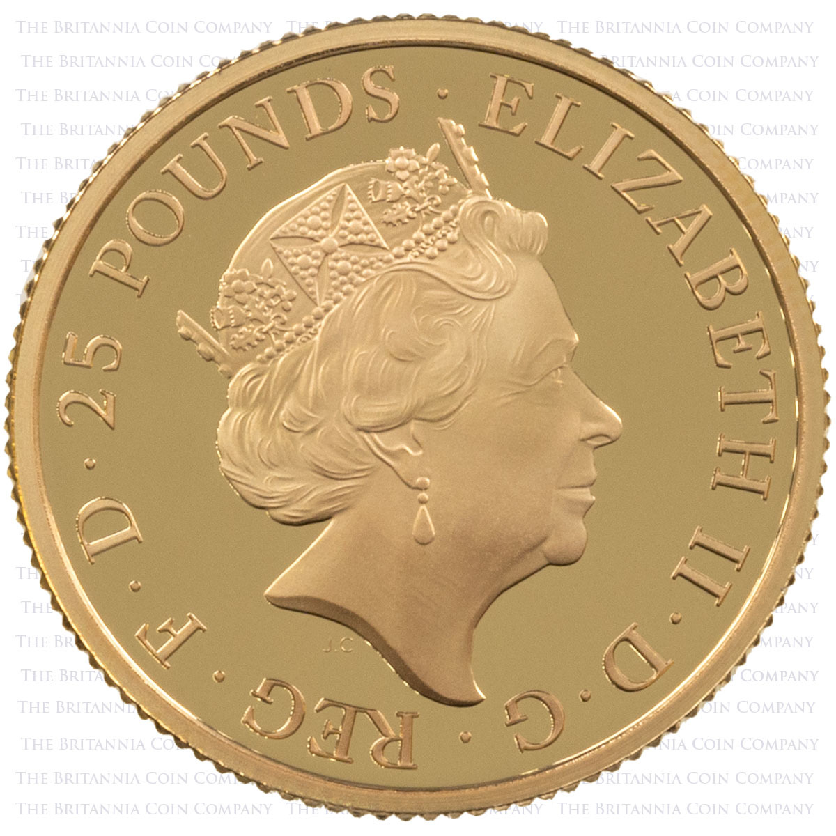 BR17GSET 2017 Gold Proof Six Coin Britannia Set 1/4oz Obverse