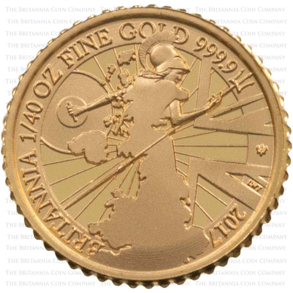 BR17GSET 2017 Gold Proof Six Coin Britannia Set 1/40oz Reverse