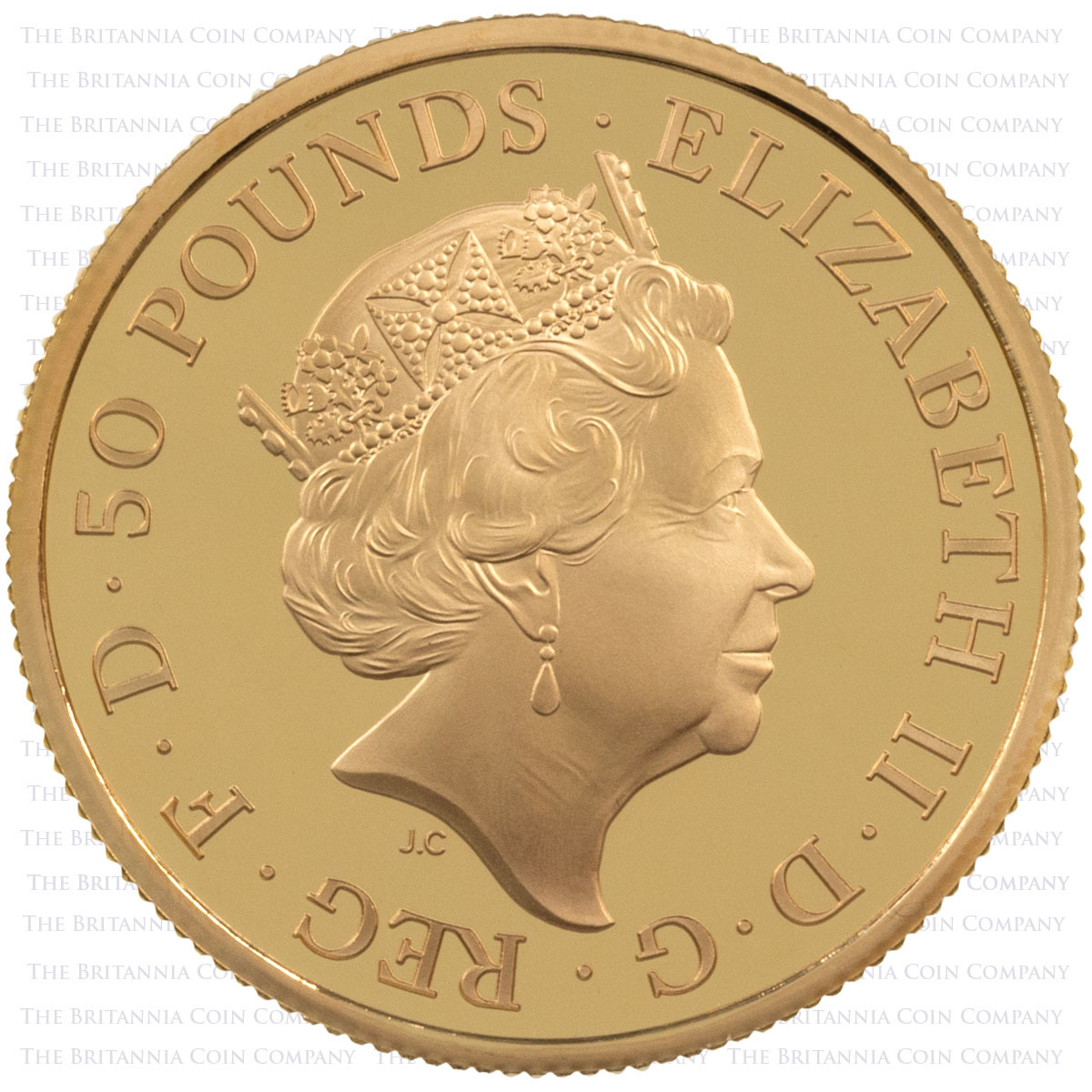 BR18GSET 2018 Gold Proof Six Coin Britannia Set 1/2oz Obverse