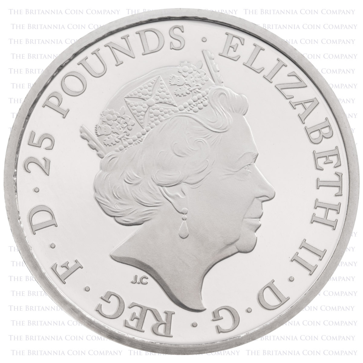 BR19QOPT 2019 Britannia Quarter Ounce Platinum Proof Coin Obverse