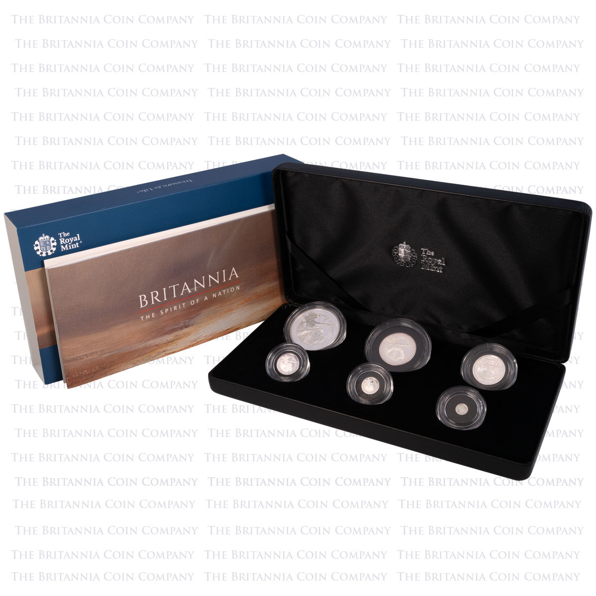 2019 Britannia Six Coin Silver Proof Set Boxed