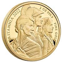 BR222OG 2022 Britannia Three Women 2 Ounce Gold Proof Thumbnail