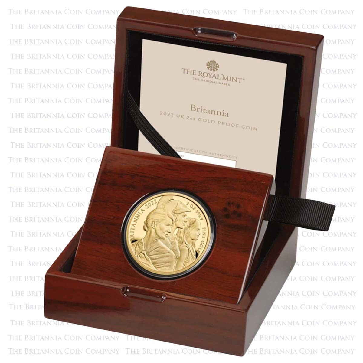 BR222OG 2022 Britannia Three Women 2 Ounce Gold Proof Boxed