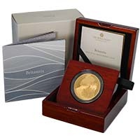 BR222OG 2022 Premium Exclusive Britannia Two Ounce Gold Proof Coin Thumbnail
