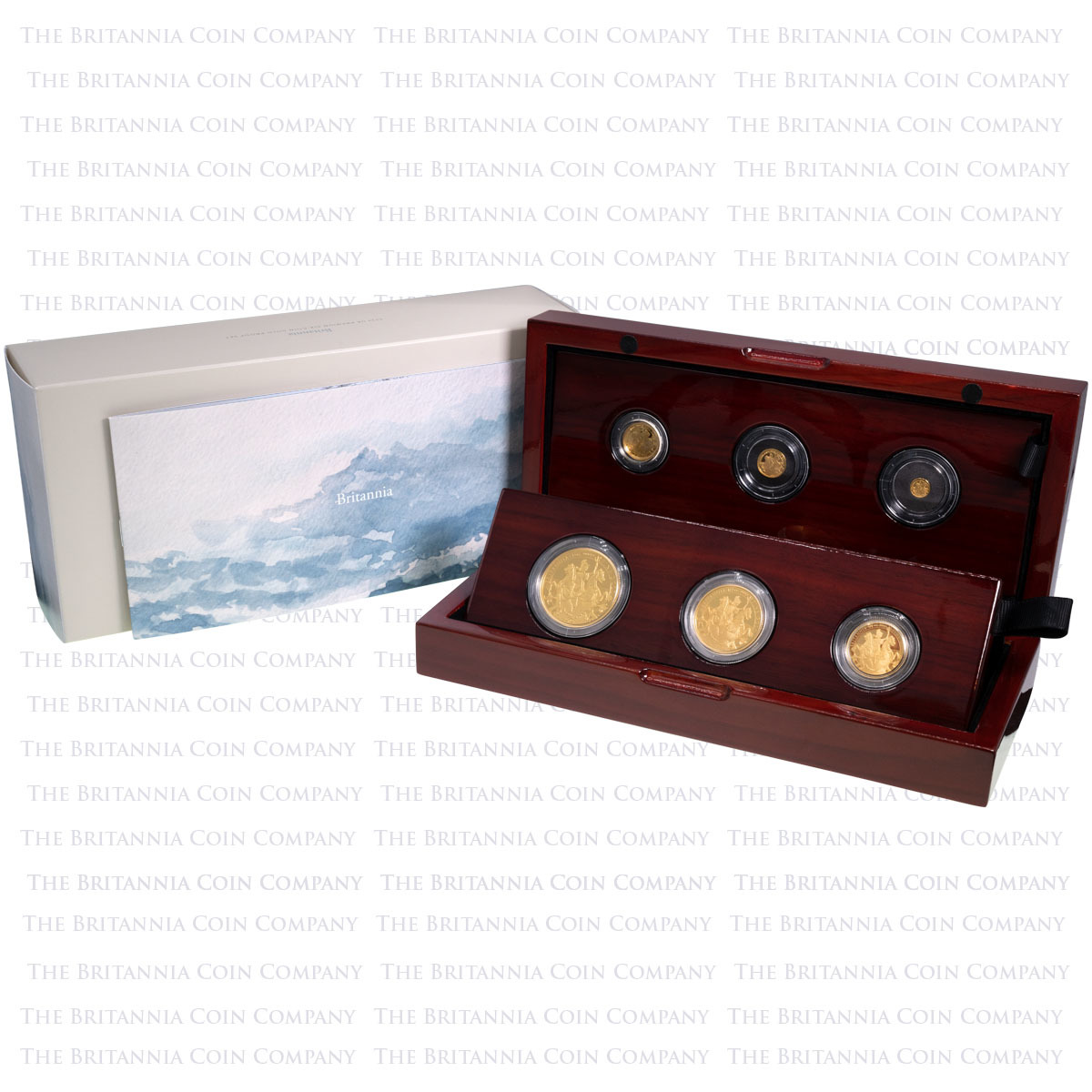 BR23G6S 2023 Gold Proof Six Coin Premium Britannia Set Boxed