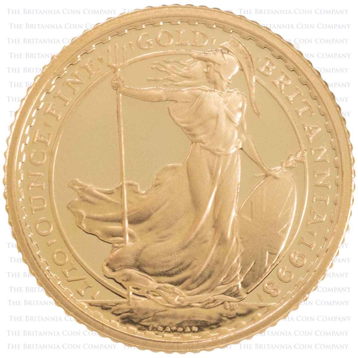 1998 Gold Proof Four Coin Britannia Set 1/10oz Britannia