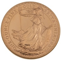 1987 Britannia One Ounce Gold Bullion Coin Thumbnail