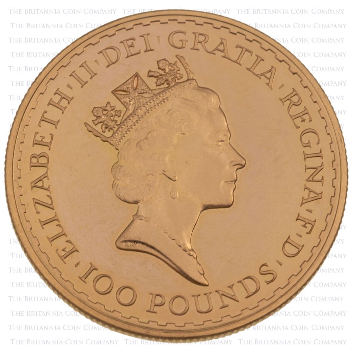 1987 Britannia One Ounce Gold Bullion Coin Obverse