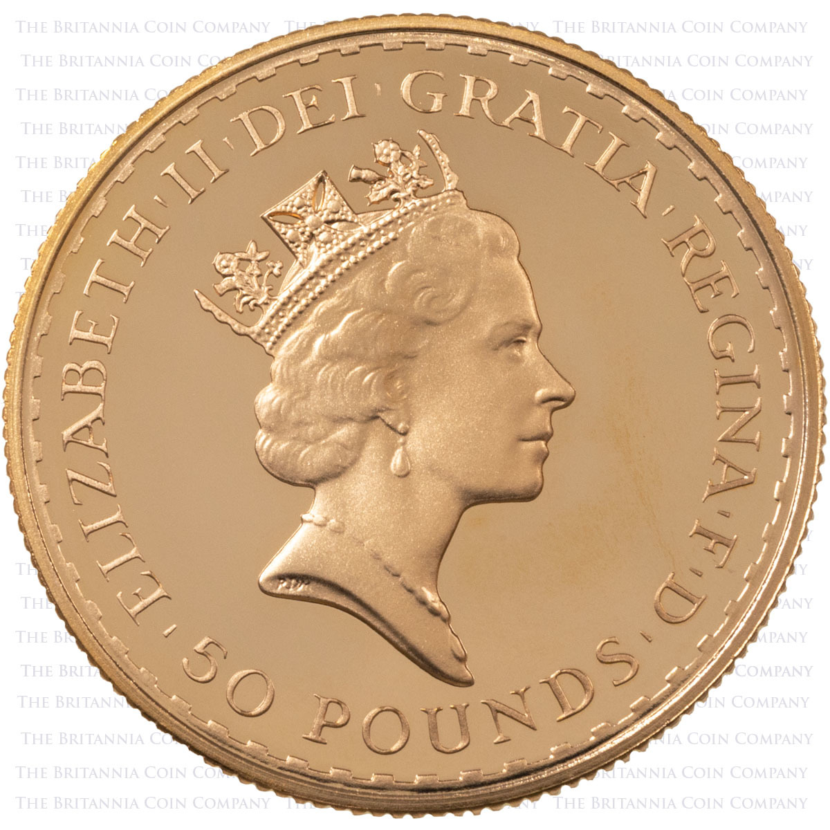 1987 Gold Proof Four Coin Britannia Set 1/2oz Obverse
