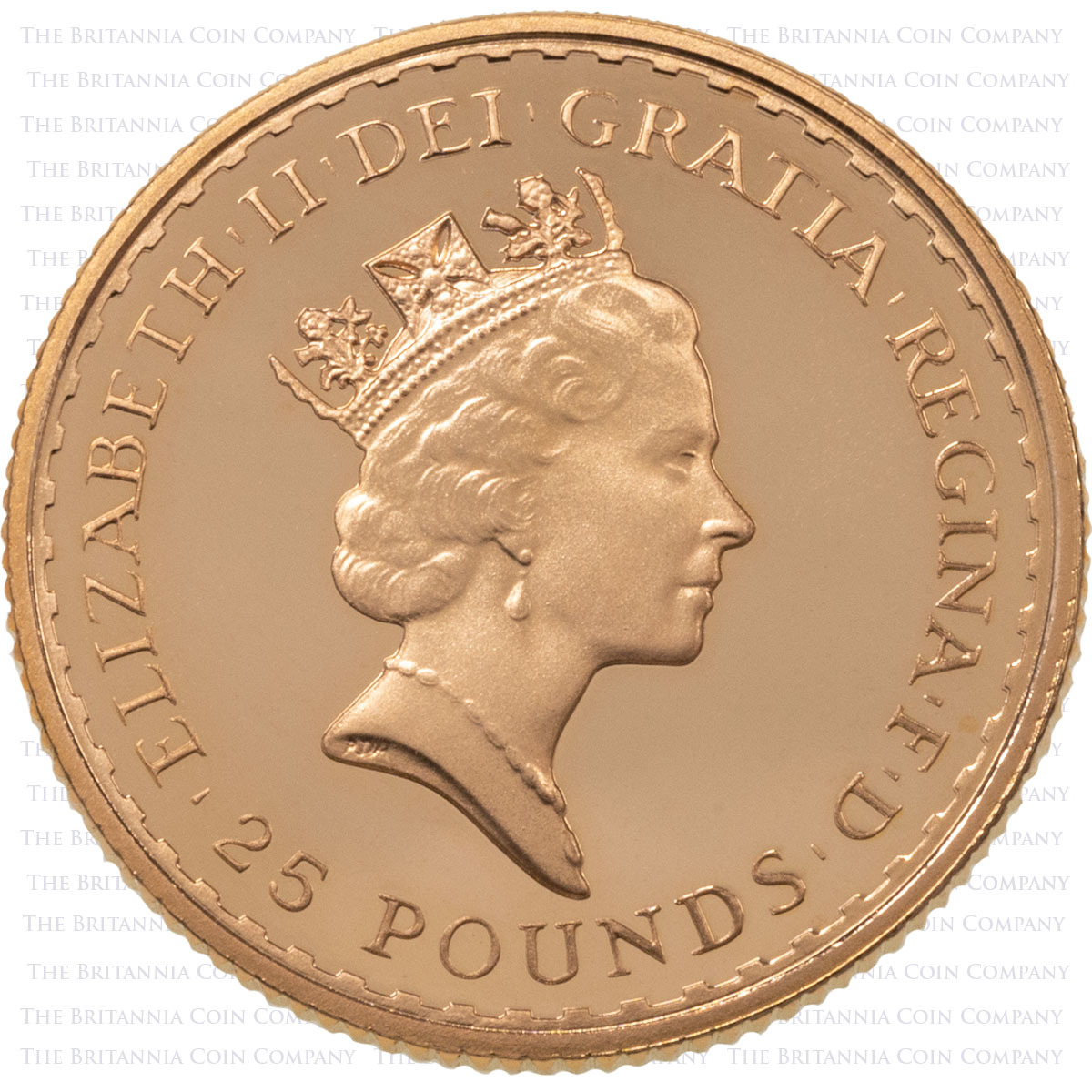 1987 Gold Proof Four Coin Britannia Set 1/4oz Obverse